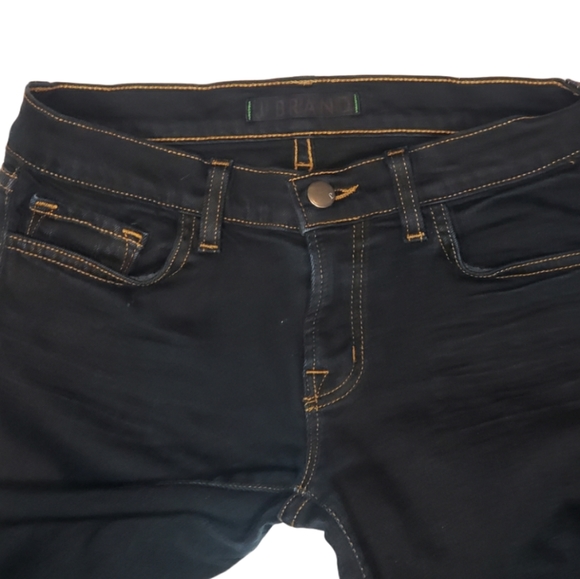❤️ J BRAND Women's Black Jeans Pencil Leg - Picture 7 of 9